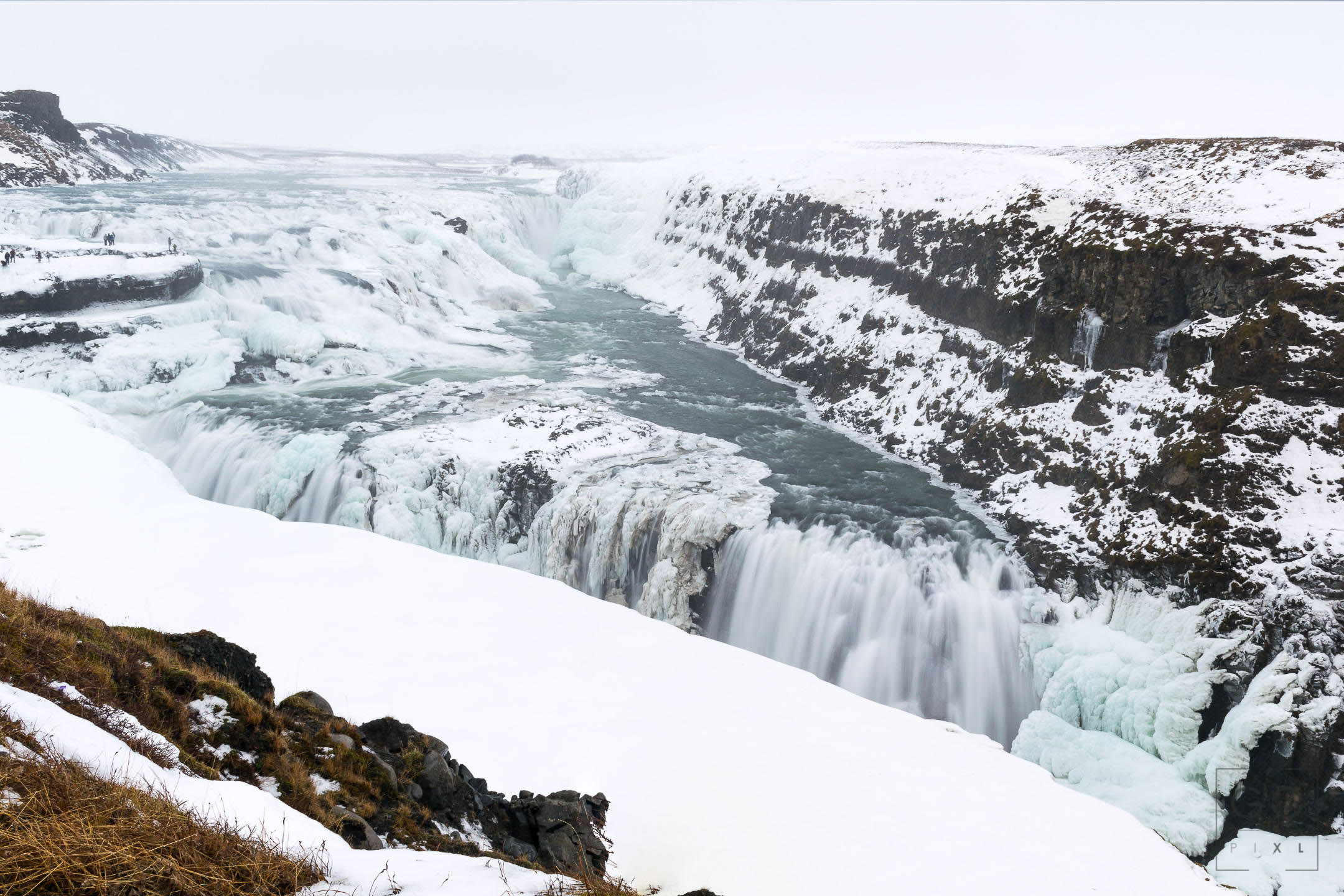 Gullfoss in January 2018 Gullfoss in January 2018