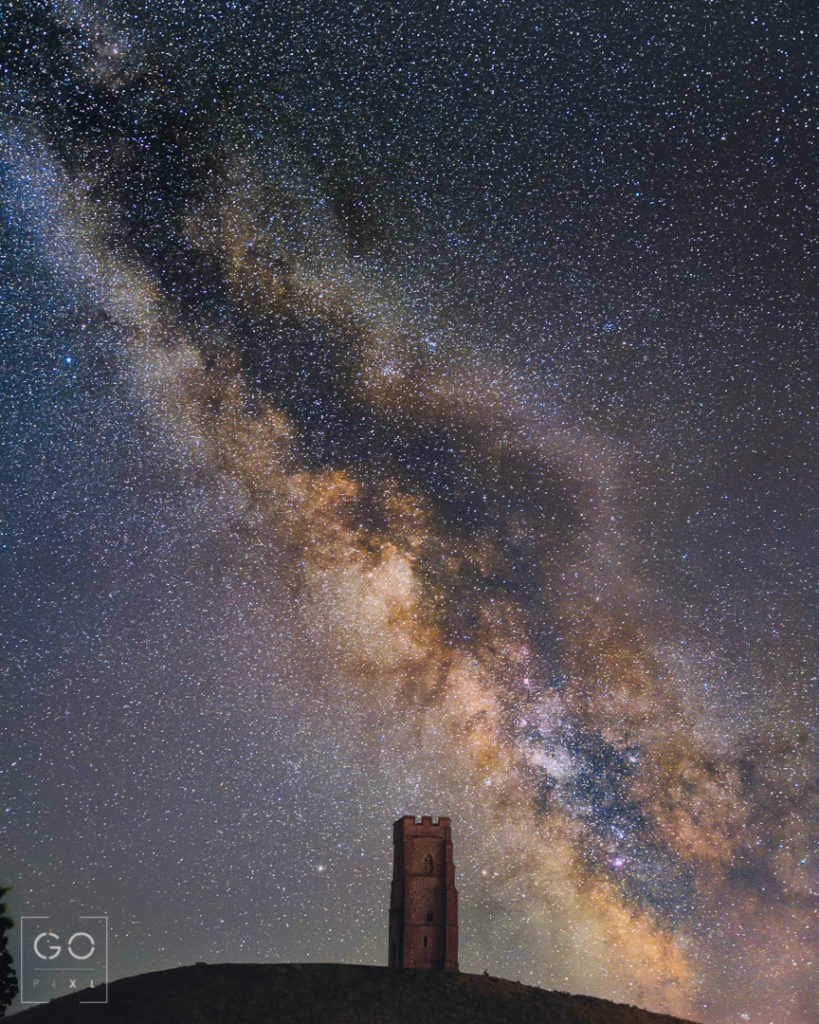 The Milky Way over Glastonbury
